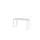 Domino Plus Bureau Hoogte Verstelbaar 1200x600mm Grijs 25mm Wit O-poot