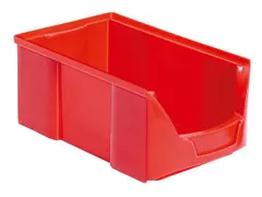 Zichtbak Hxbxd 145x200x360/310mm Pe Rood