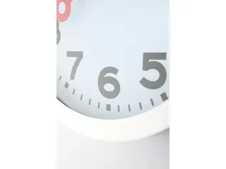 Wandklok NeXtime dia. 19cm, geborsteld aluminium, 'Station' cijfers - 6