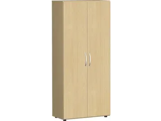 kantoorkast,HxBxD 1810x800x420mm,4xhouten vloer,5ordnerhoogte - 2