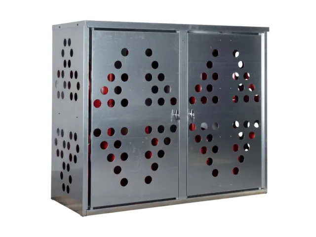 Gasflessenkast 1435x1710x720mm Voor 20 Gasflessen (11kg) Plaatstaal