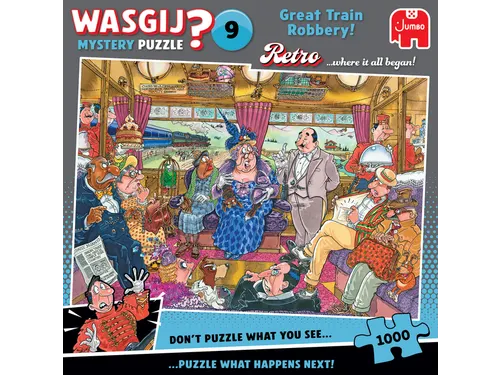 Wasgij Mystery Puzzel 9 De Grote Treinroof 1000 stukjes