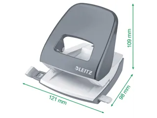 Perforator Leitz NeXXt 5008 2-gaats 30vel zwart blister - 2