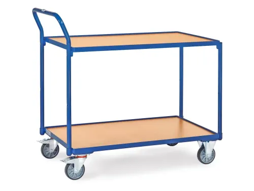 Lichte Tafelwagen 2742 300kg 2 Etages 1000x600mm Houten Plaat