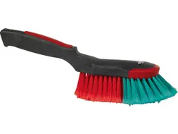 Handborstel Vikan ergo met rubber stootrand 32cm Zachte splitvezel
