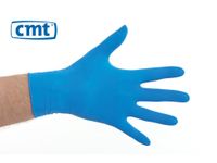 Handschoenen Latex Poedervrij Maat XL Blauw 10x100 Stuks