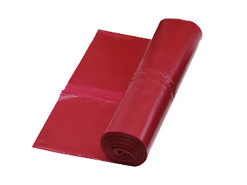 Kunststof Vuilniszakken 120 Liter Dikte 60 micron Rood