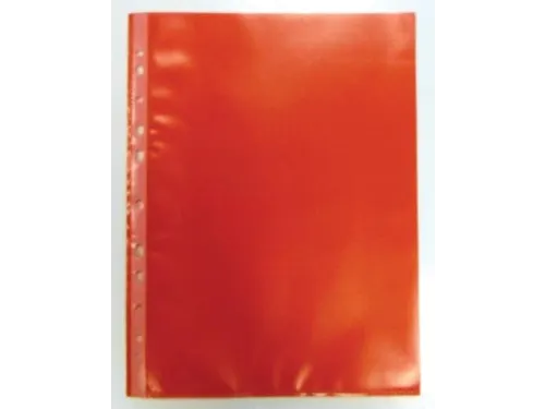 Geperforeerde Showtas A4 0.08mm 11-gaats Rood