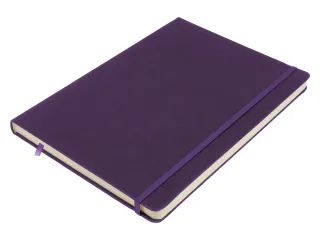 Schetsboek Kangaro A4 purple heart PU HC 80 vel 140gr roomwit met elas - 3