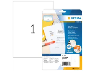 Correctie Etiket Herma 4230 210x297mm A4 Wit 25 stuks - 2