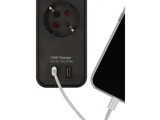 Stekkerdoos Brennenstuhl Ecolor 4 voudig inclusief 2 USB C 1.5 meter z - 4