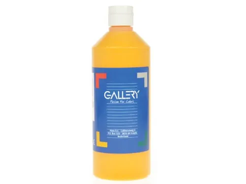 Plakkaatverf Gallery 500ml Donkergeel