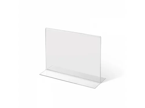 Folderhouder A5 T-Stand Acryl Liggend Voordeelbundel