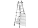 multifunctionele telescoopladder,4x4,sporten,balk L 2,5-4,2m,aluminium