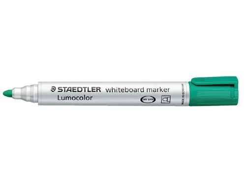 Viltstift Staedtler 351 whiteboard rond groen 1-2mm