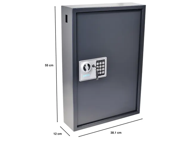 Sleutelkast Pavo high security 100 haken 550x400x120mm elektronisch