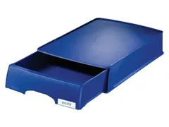 Brievenbak Leitz 5210 Plus blauw met lade A4