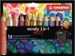 Kleurpotloden STABILO 880 woody 3 in 1 Arty incl slijper ass 10st