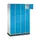 lockerkast,RAL 7035/RAL 5012,HxBxD 1950x1220x500mm,4x6vakken,cil.-slot