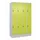 dubbeldekse locker,HxBxD 1950x1200x500mm,4x2vak.,vak B 300mm