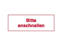 aanwijzingsbord,A.u.b. vastgespen,PVC,rood/wit,om te verlijmen