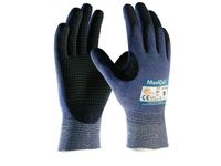 Handschoen Maxicut Ultra Dt 44-3445 Zwart Blauw Nitril Maat 7 Klasse 5