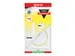 Equerre Géométrique 1552 160mm Tranparent Avec Bande Jaune