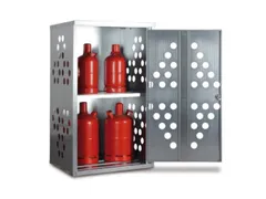 Gasflessenkast 1435x860x720mm Voor 10 Gasflessen (11kg) Plaatstaal