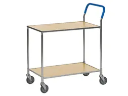 tafelwagen,draagverm. 150kg,2xstaalplaat,laadvl. LxB 760x430mm