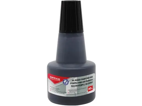 Stempelinkt Oliebasis Flesje 30 Ml Zwart