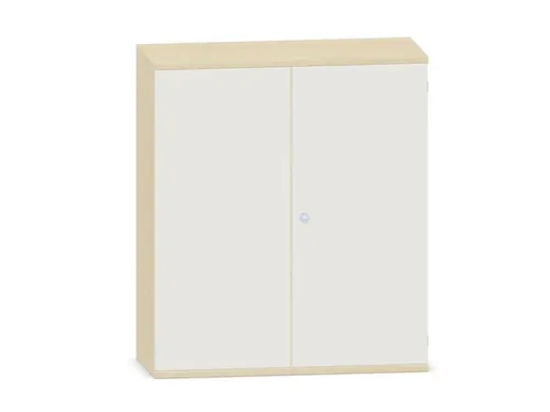 kantoorkast,HxBxD 1150x1000x430mm,decor romp esdoorn,decor front wit