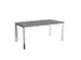 In hoogte verstelbaar bureau,HxBxD 720-840x1600x800mm,MS-donkergrijs