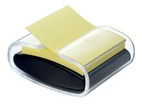 Memoblokdispenser 3M PRO voor Post-it Z-Notes 76x76mm transparant zwar
