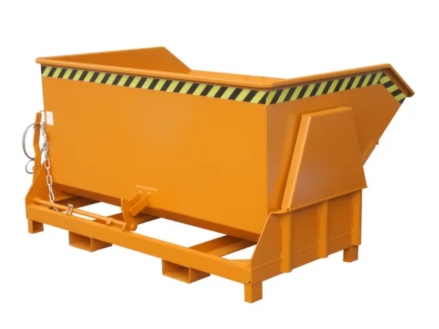 Kiepbak Hxbxd 1070x1950x1430mm 1.5m³ 322kg Draagverm. 3000kg Ral2000