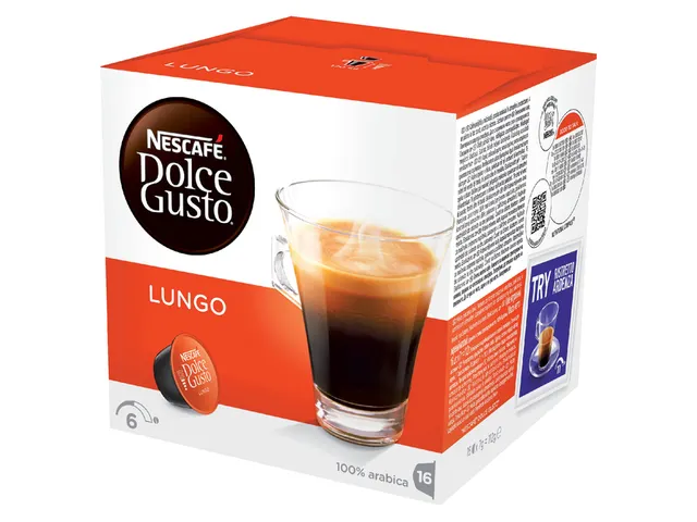 Koffiecups Dolce Gusto lungo 16 stuks