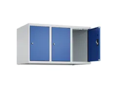 opzetkast,v. locker,3vak.,vak B 300mm,HxBxD 500x900x500mm,cilinderslot