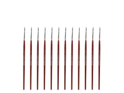 Penseel Kangaro Serie 120 rond Nr. 0 geitenhaar doos 12 stuks