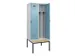 locker met bank,voor scheiding van kleding,HxBxD 2120x800x815mm,2vak