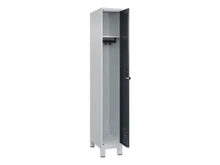 locker,HxBxD 1950x300x500mm,1vak,vak B 300mm,draaigrendel,voeten - 2