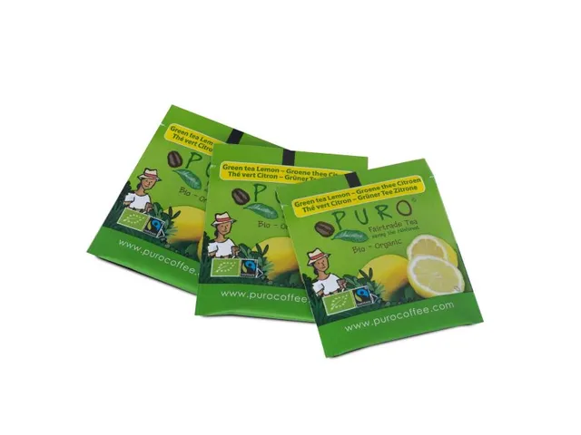 Puro groene thee Citroen Fairtrade 25 zakjes