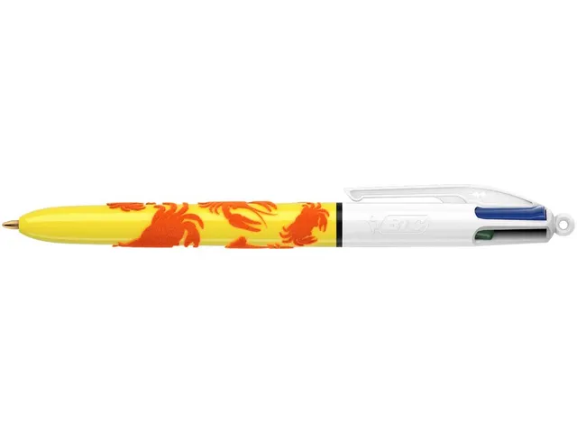 Stylo bille 4 Colours Velours pointe moyenne assorti boîte de 12 pcs