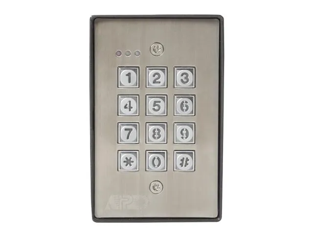 Codeklavier - 2 Relaisuitgangen - Vandaalbestendig