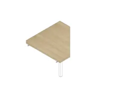 koppelelement voor bureau,90 °,HxBxD 730x840x840mm,v. C-voet