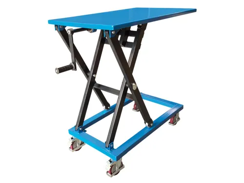 Mobiele heftafel met spindel,draagverm. 350kg,platform LxB 950x600mm
