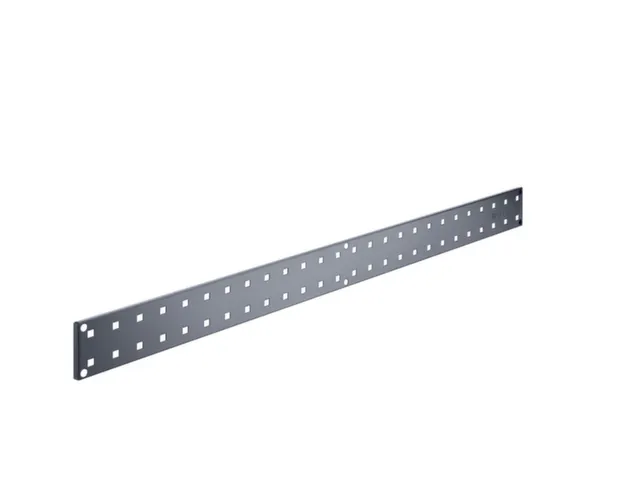 rail latéral à plaques perforées,HxlxP 76,2x650x13mm,acier,RAL7016