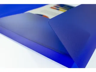 Elastomap Kangaro A4 PP transparant blauw - 6