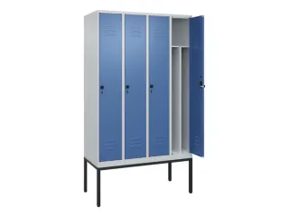 locker voor scheiding van kleding,HxBxD 2120x1200x500mm,4vak - 2