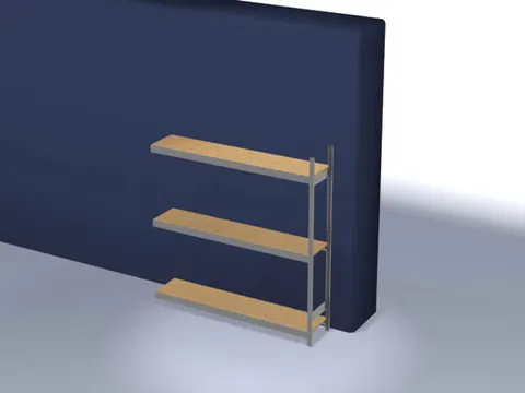 breedvakstelling,aanbouwveld,HxBxD 2000x2020x435mm,vakl. 350kg