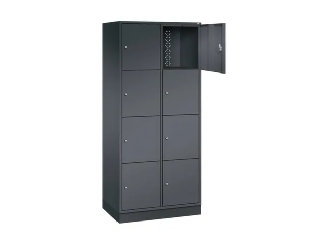 grootvolume-lockersysteem,HxBxD 1950x820x500mm,2x4vakken,cil.-slot