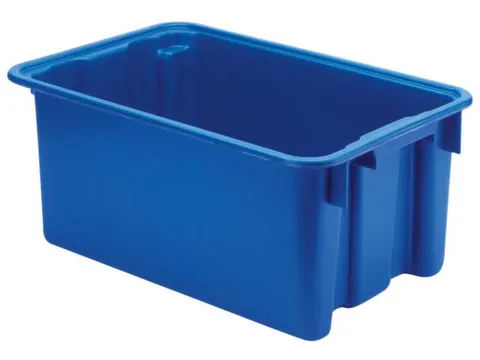 Draaistapelbak Pp Hxlxb 250X600X400Mm 45L Blauw